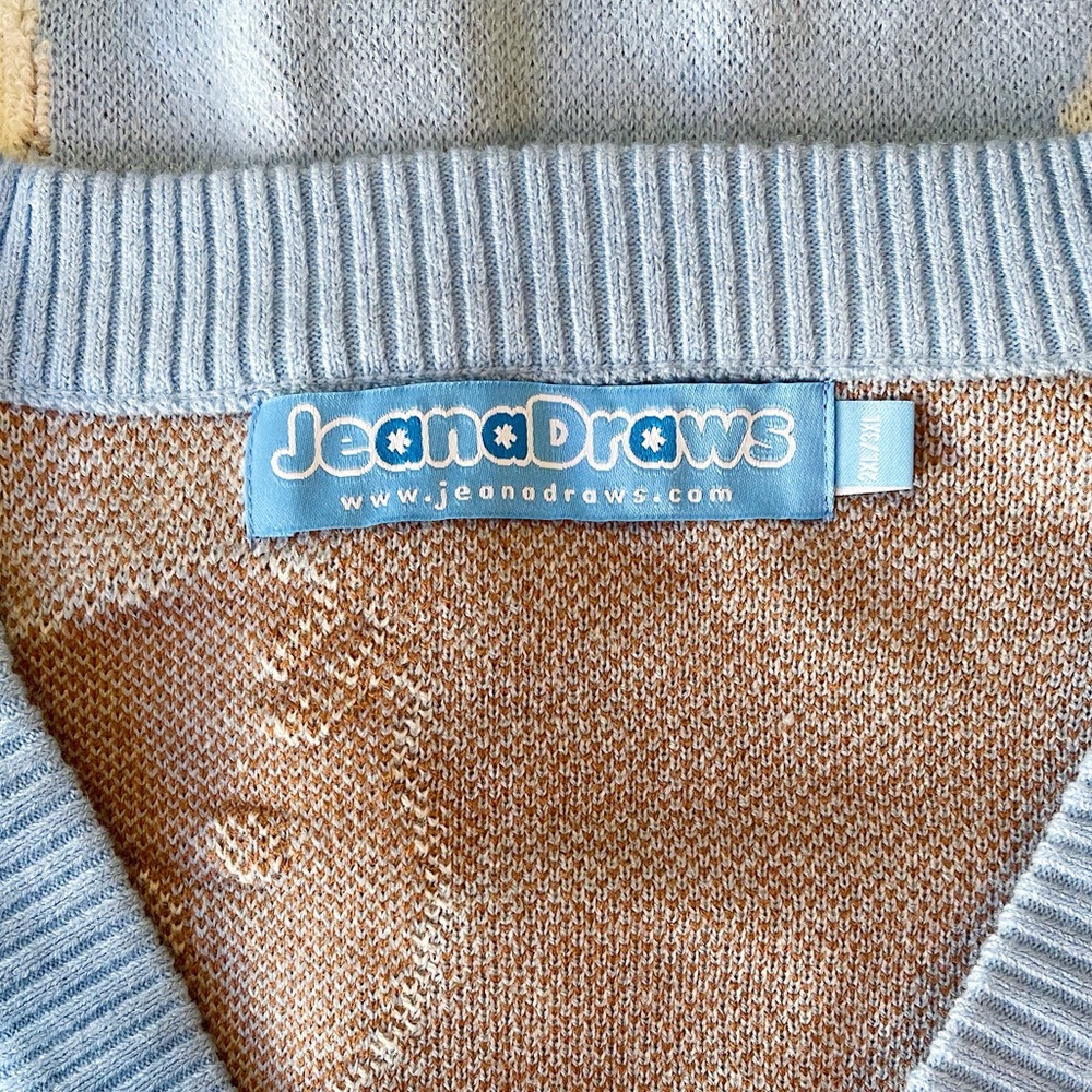 Blue Lakko Pattern Cardigan - Picture 6 of 8